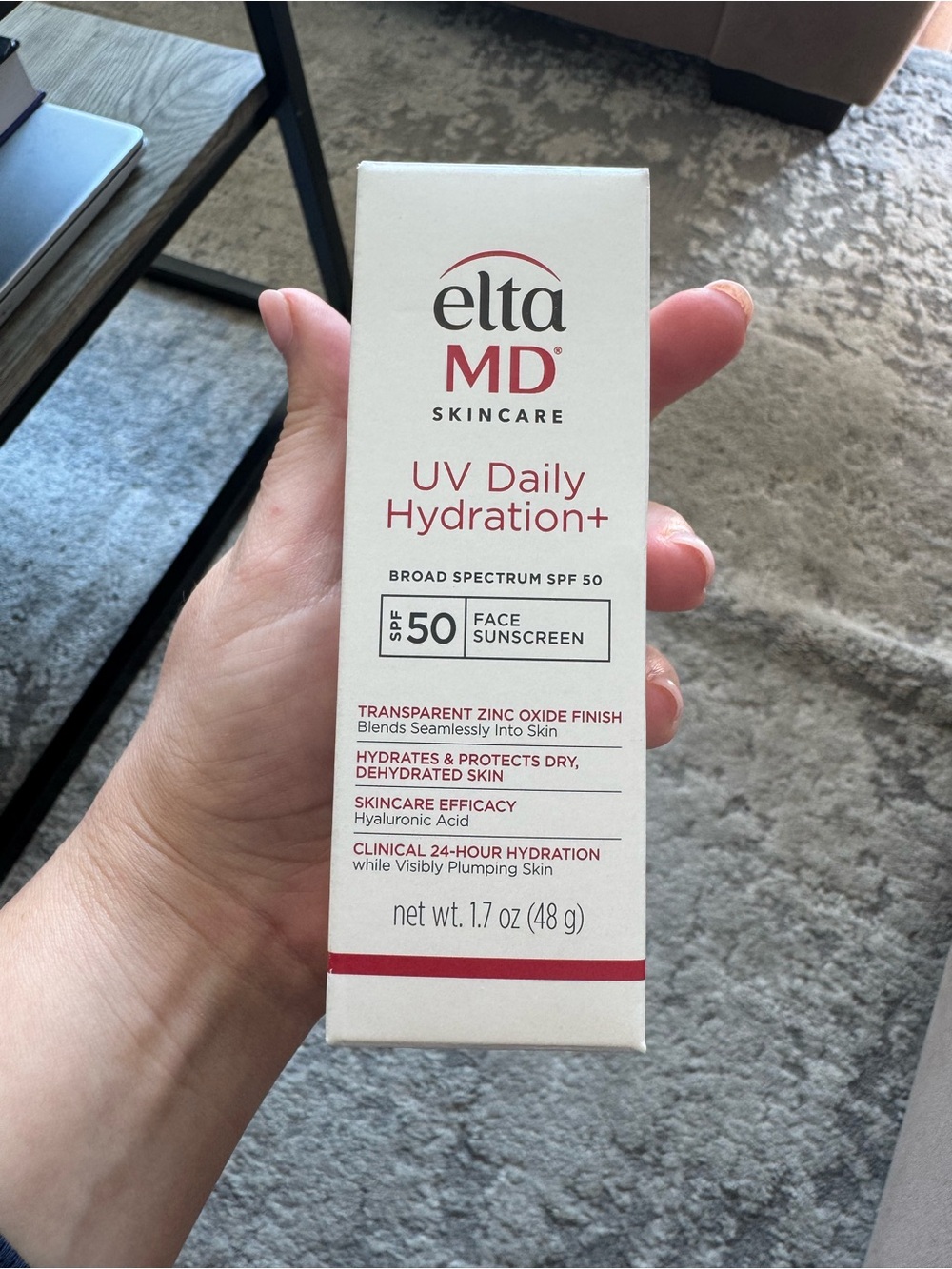 EltaMD White UV Daily Hydration+ SPF 50 Facial Sunscreen